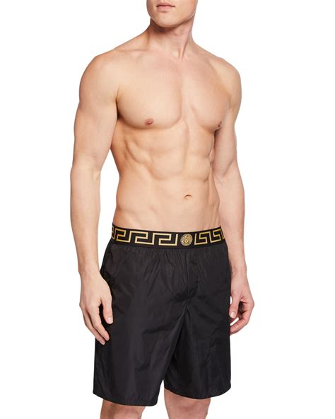 swim trunks mens versace|designer men swim trunks.